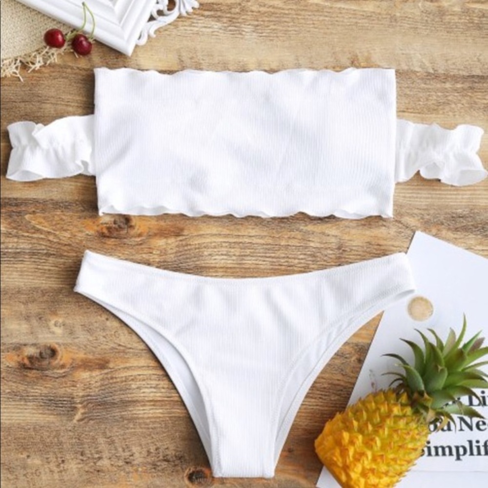 White Bikini Top